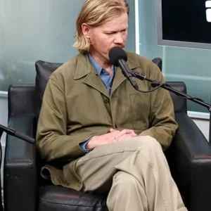 Bugonia Jesse Plemons Green Cotton Jacket