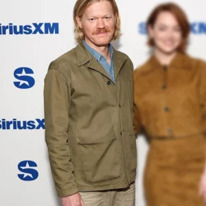 Bugonia Jesse Plemons Green Cotton Jacket Front