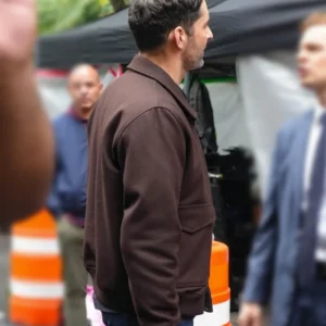 CIA Tom Ellis Brown Wool Jacket