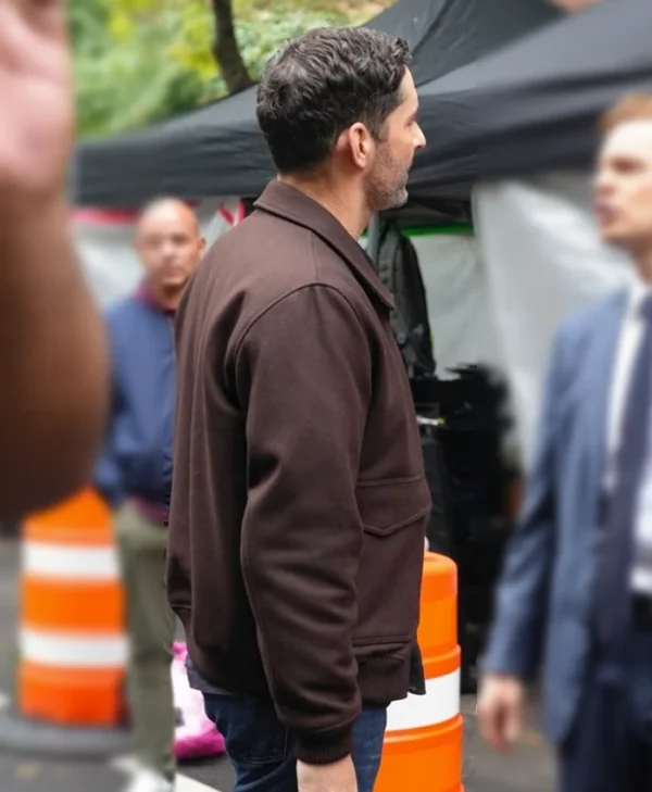 CIA Tom Ellis Brown Wool Jacket