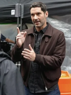 CIA Tom Ellis Brown Jacket