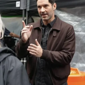 CIA Tom Ellis Brown Jacket