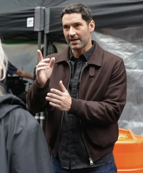 CIA Tom Ellis Brown Jacket