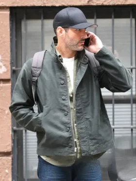 CIA Tom Ellis Green Jacket Side