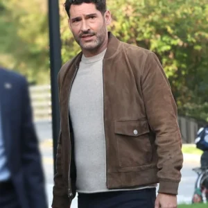 CIA Tom Ellis Suede Leather Jacket Side
