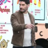 CIA Tom Ellis Brown Suede Leather Jacket