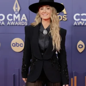 CMA Awards 2024 Lainey Wilson Blazer Front Look