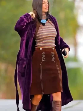 Camila Morrone Daisy Jones & The Six Velvet Coat