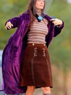 Camila Morrone Daisy Jones & The Six Velvet Coat