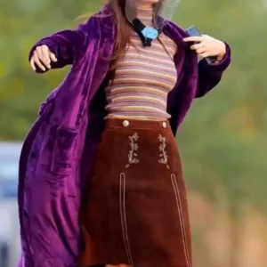 Camila Morrone Daisy Jones & The Six Velvet Coat