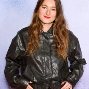 Camille Etienne Rembrandt Black Leather Jacket