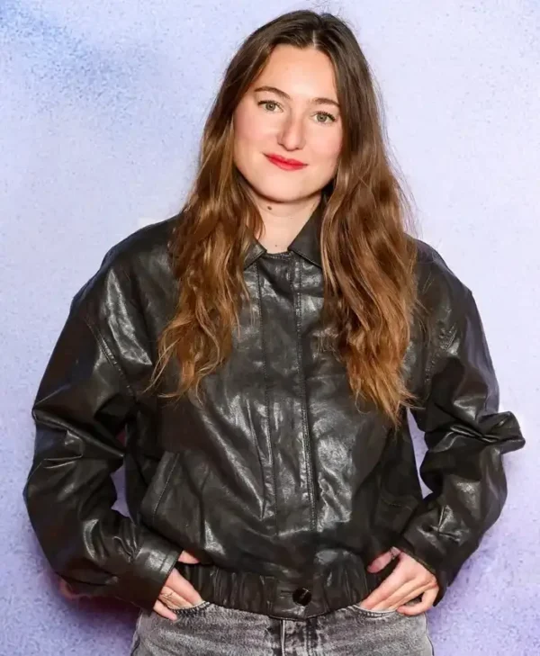 Camille Etienne Rembrandt Black Leather Jacket