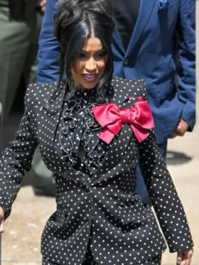 Cardi B Alhambra Polka Dots Blazer