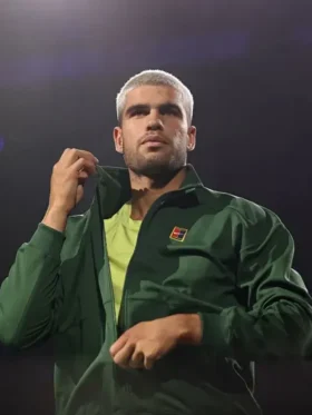 Carlos Alcaraz Rolex Paris Masters Jacket Zipper clouser