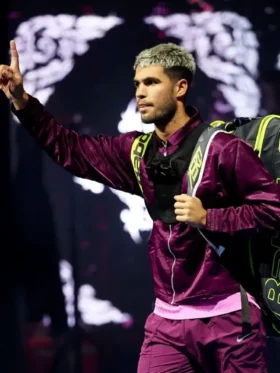 Carlos Alcaraz Six Kings Slam 2025 Purple Jacket