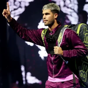 Carlos Alcaraz Six Kings Slam 2025 Purple Jacket