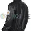 Chicago Fire Matt DeCaro Black Leather Jacket left back