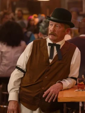 Chicago Fire S14 Christian Stolte Brown Vest Side