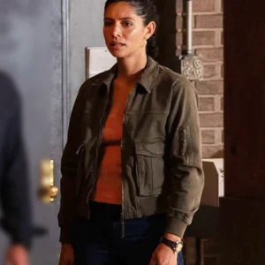 Chicago Fire S14 Miranda Rae Mayo Cotton Bomber Jacket