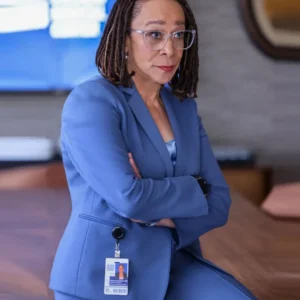 Chicago Med S11 Sharon Goodwin Blue Blazer