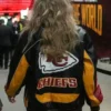 Chiefs Bucs Game Taylor Swift Jacket Back Look