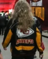 Chiefs Bucs Game Taylor Swift Jacket Back Look
