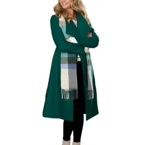 Christmas By Design Rebecca Dalton Coat Front look