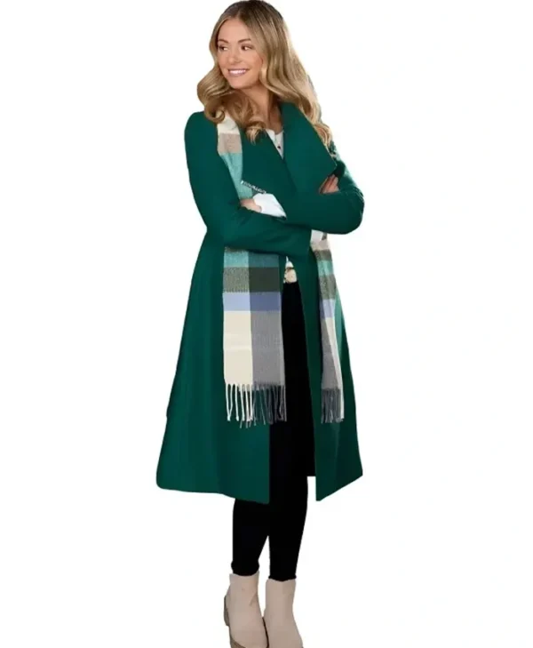 Christmas By Design Rebecca Dalton Coat Front look