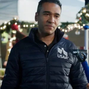 Christmas on Duty M. Serrano Puffer Jacket Side