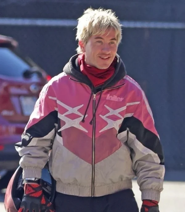 Crime 101 Barry Keoghan Bomber Jacket Side