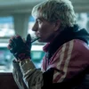 Crime 101 Barry Keoghan Bomber Jacket Front