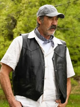 Crossroad Springs S01 Shaun Johnston Leather Vest Front