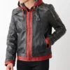DC Comic Red Hood Leather Jacket