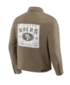 Darius Rucker San Francisco 49ers Tan Trucker Jacket Back Look