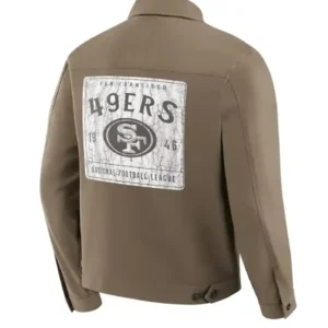 Darius Rucker San Francisco 49ers Tan Trucker Jacket Back Look