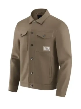 Darius Rucker San Francisco 49ers Tan Trucker Jacket Front Look