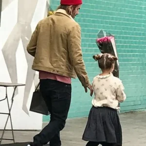David Beckham Corduroy Jacket With Fur Collar