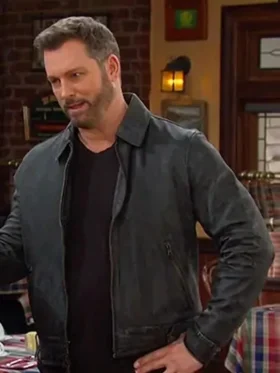 Days Of Our Lives Eric Martsolf Leather Jacket Side