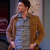 Days Of Our Lives Robert Scott Wilson Suede Jacket Side