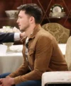 Days Of Our Lives Robert Scott Wilson Suede Jacket Front