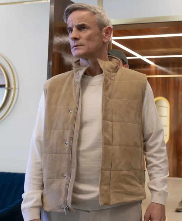 Doctor Odyssey S01 Ben Farrow Brown Vest