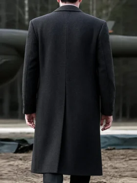 Down Cemetery Road S01 Darren Boyd Wool Coat