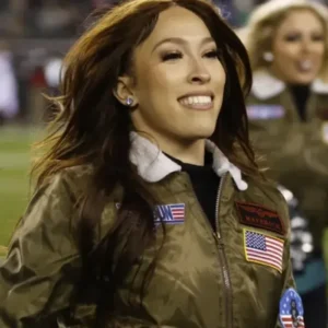 Eagles Cheerleaders Top Gun Jacket