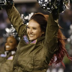 Eagles Cheerleaders Top Gun Jacket