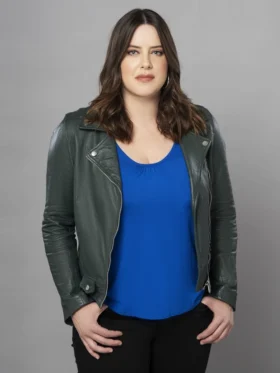 EastEnders Zoe Slater Black Leather Jacket Back