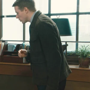 Ella McCay Jack Lowden Suede Jacket