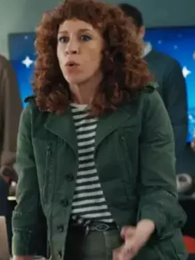 Elsbeth S03 Lindsay Nicole Chambers Green Jacket Front