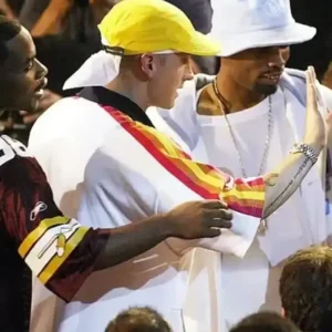 Eminem PnB Nation White Jacket Back Look