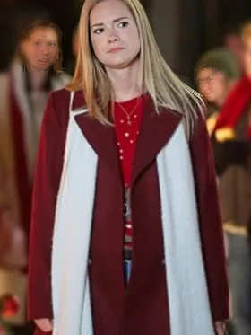 Everything Christmas 2023 Cindy Busby Wool Coat Front Look
