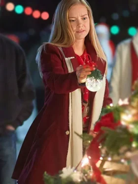Everything Christmas 2023 Cindy Busby Wool Coat Front Look
